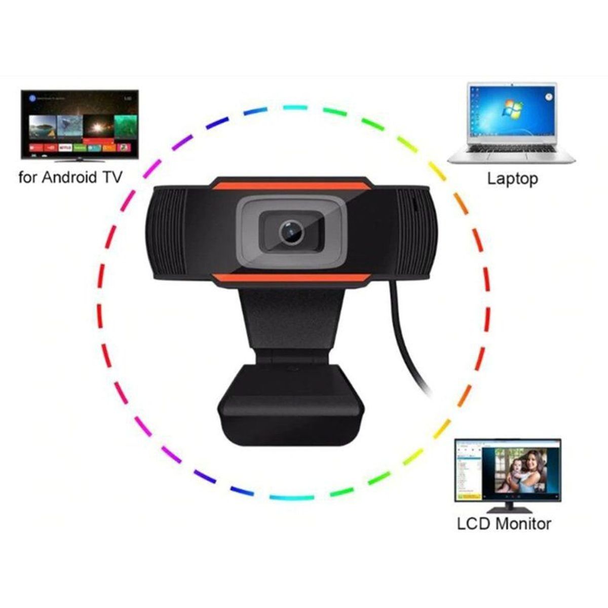 ZHOPI CO - Camara Web Hd 1080p Microfono Computador Pc Portatil Laptop Webcam