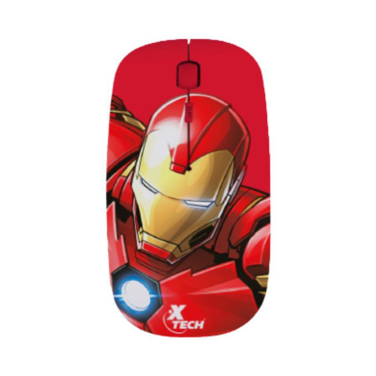 XTECH - Mouse inalambrico xtech xtm-m340im marvel iron man 1600dpi
