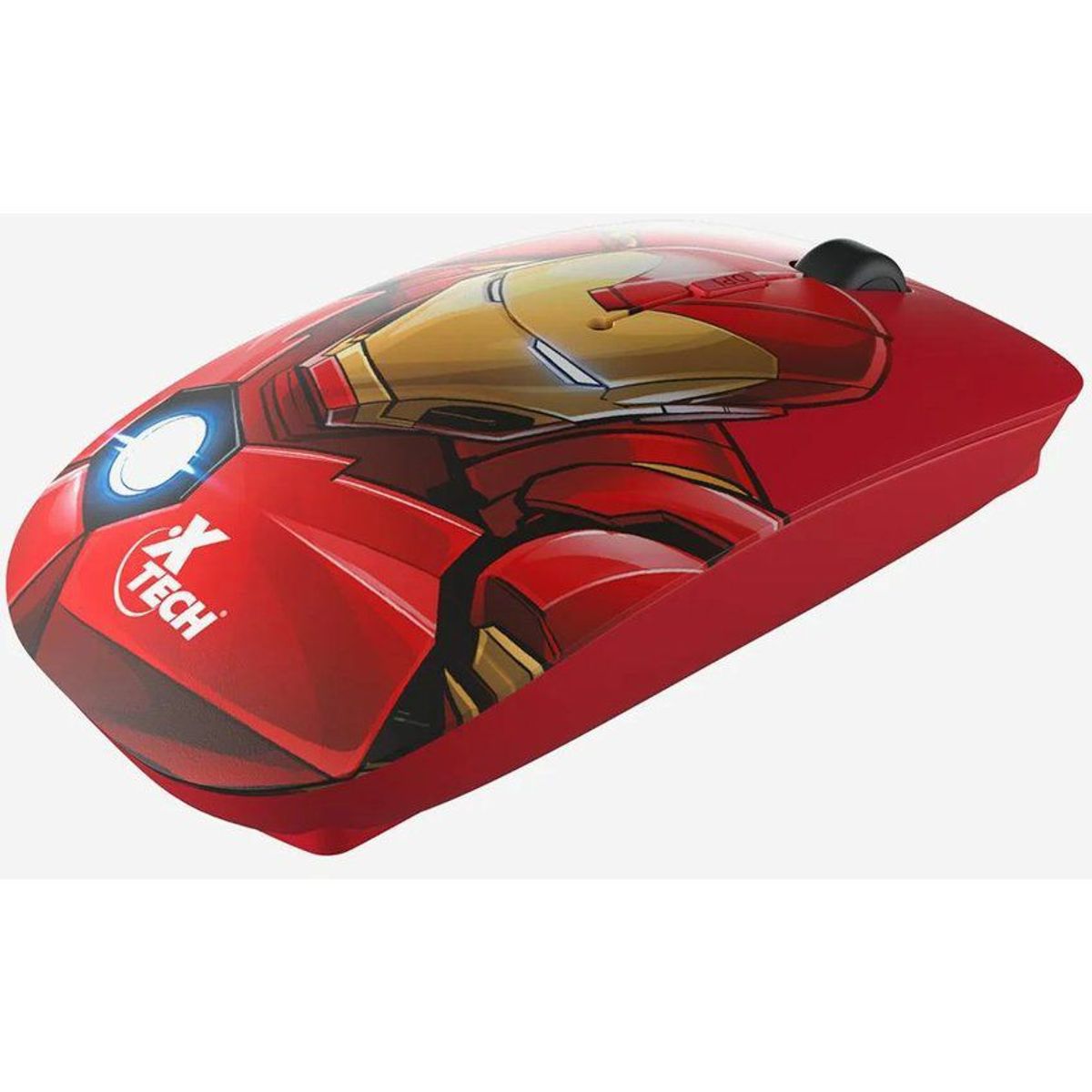 XTECH - Mouse inalambrico xtech xtm-m340im marvel iron man 1600dpi