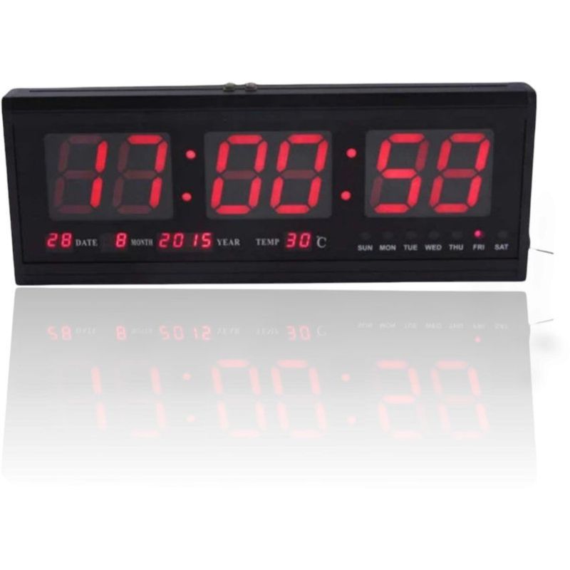 GENERICO - Reloj de pared led digital 4819
