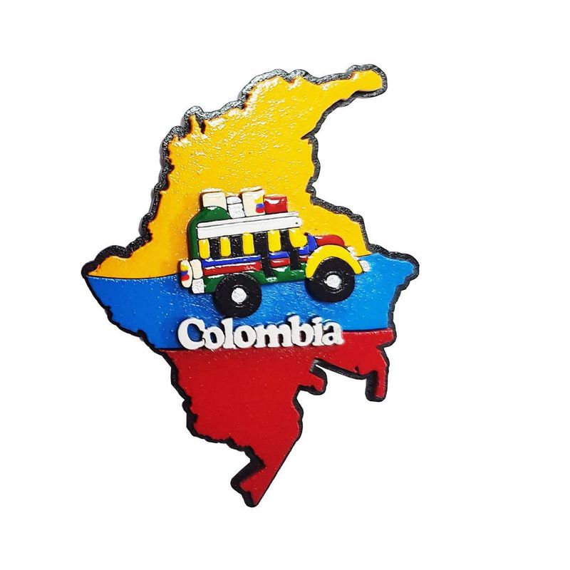 DAYOSHOP - Iman Decorativo Colombia Para La Nevera