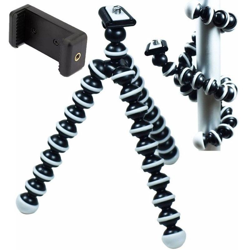 BESTON - Tripode gorilla beston bst 813 pulpo + soporte celular