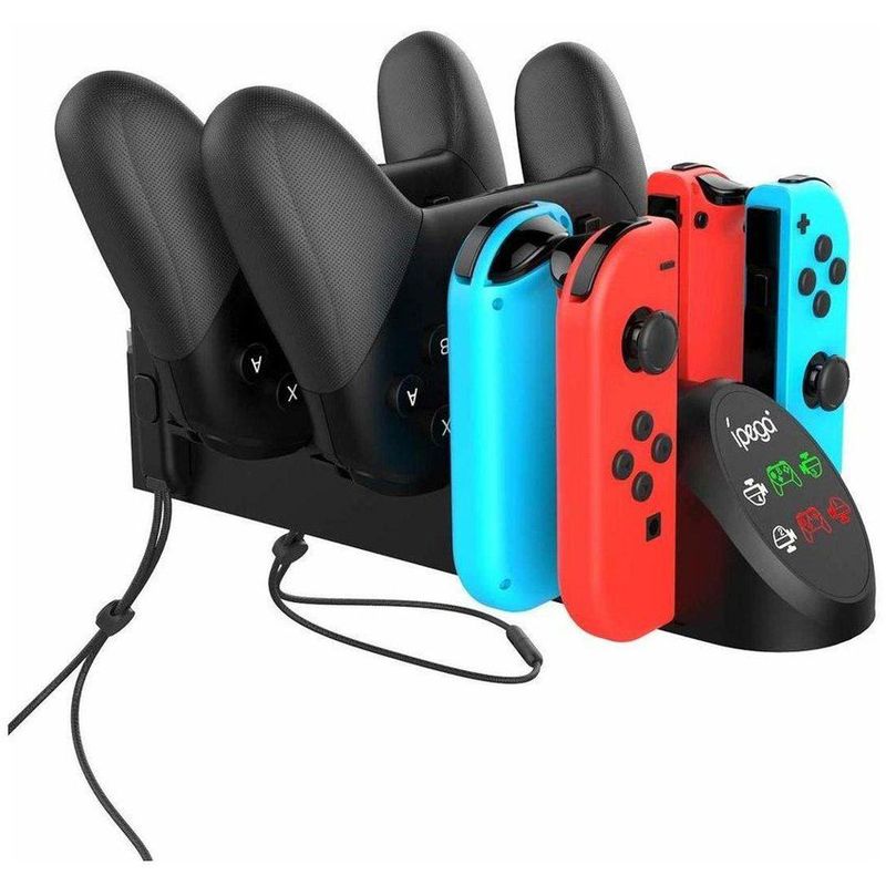 IPEGA - Base De Carga Ipega Pg 9187 Nintendo Switch Soporte 6 En 1.