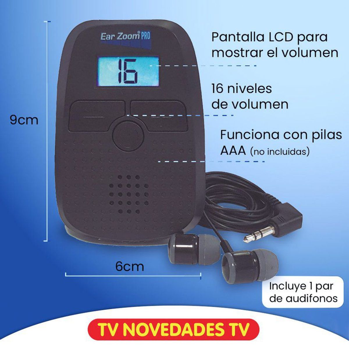 EAR ZOOM - Potencializador de sonido personal - ear zoom pro