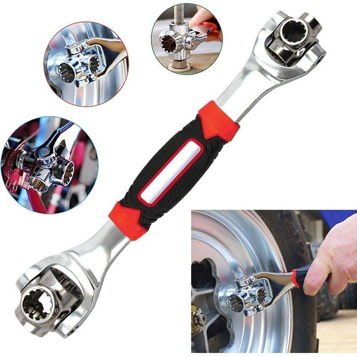 ZHOPI CO - Llave Universal Multiusos 48 En 1 Profesional