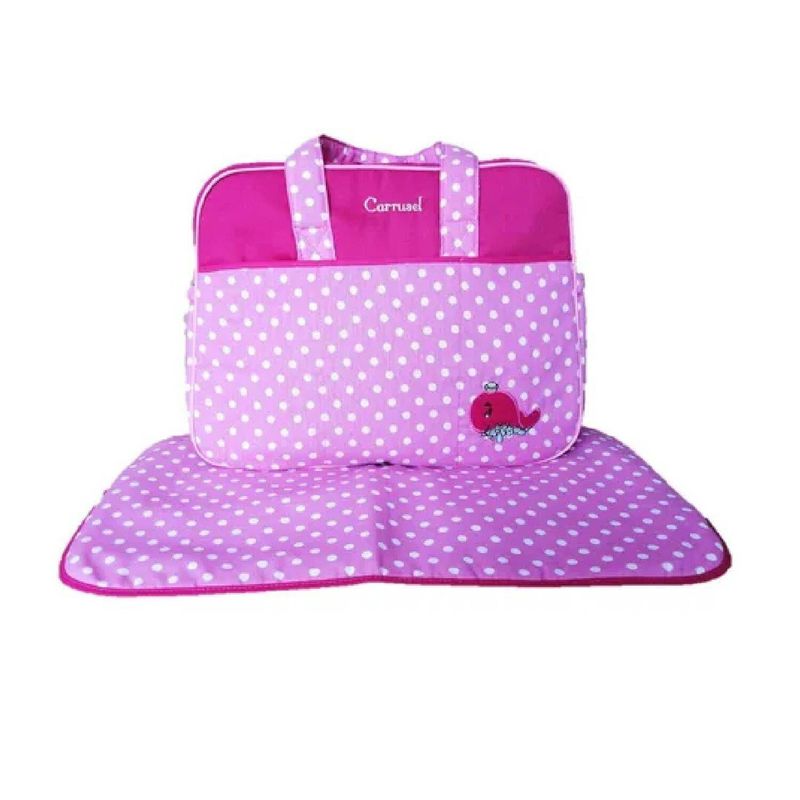 MUNDO BEBE - Bolso pañalera para bebé carrusel