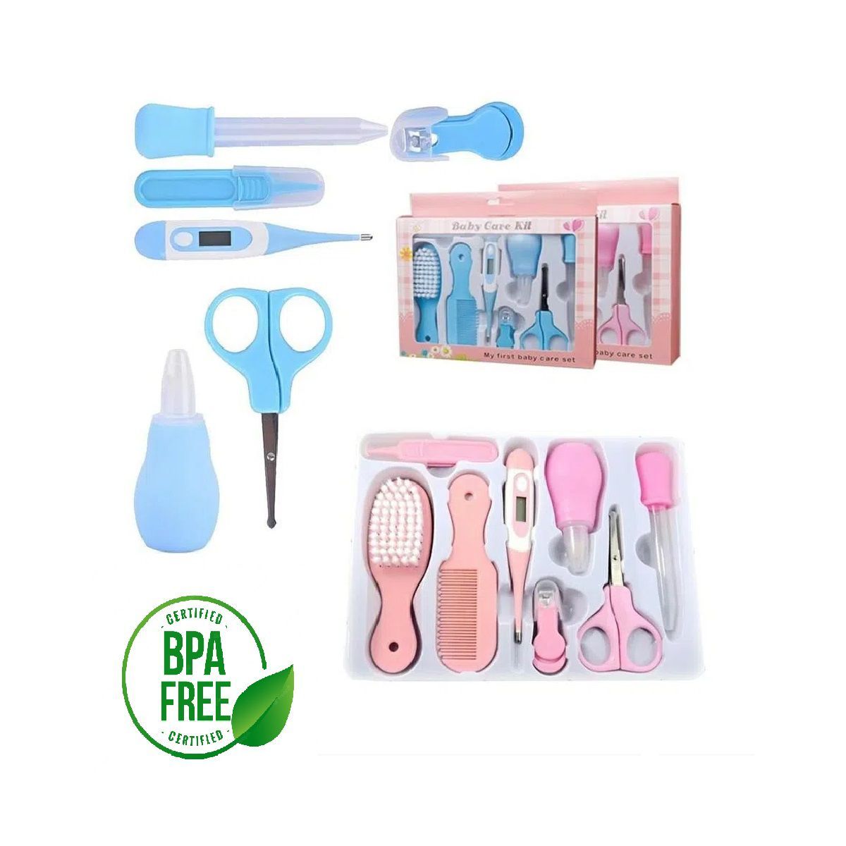 MUNDO BEBE - Kit de aseo bebe enfermería niña X 10 PIEZAS