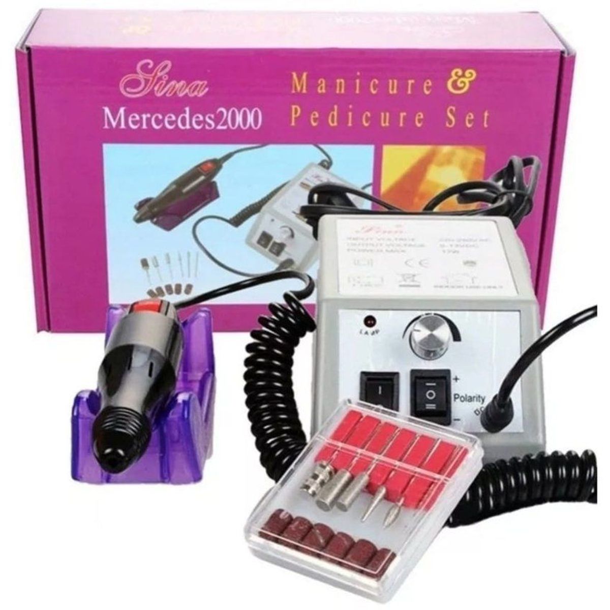 ZHOPI CO - Pulidor UÃ±as Electrico Mercedes Manicure Pedicure 2000