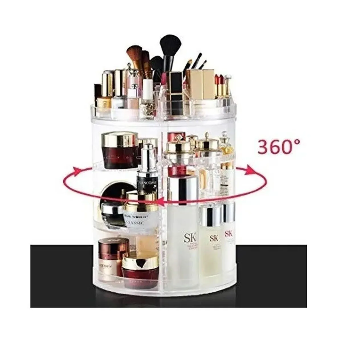 ONE PIXEL - Organizador De Maquillaje Y Cosméticos 360 Grados Acrilico