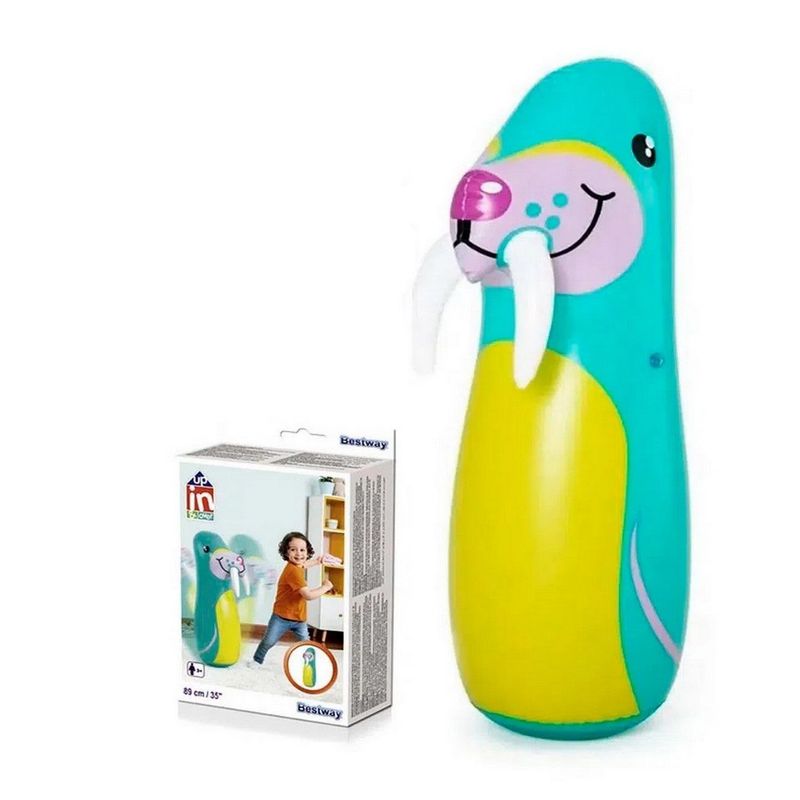 BESTWAY - Puching Ball Inflable Infantil Bestway Porfiado Foca