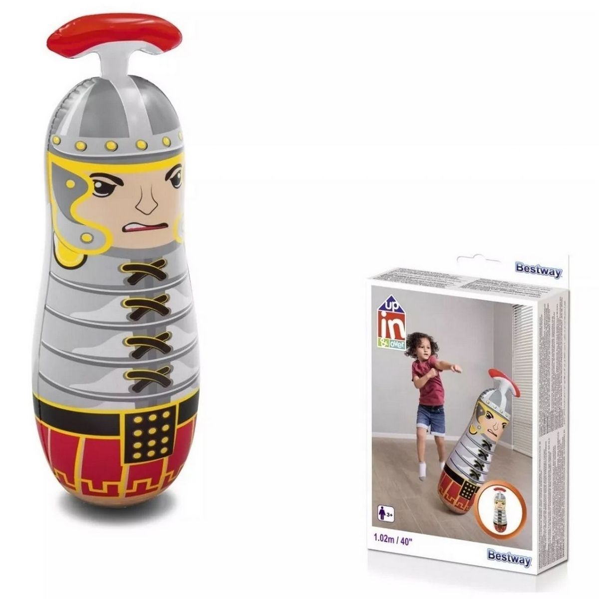 BESTWAY - Puching Ball Inflable Infantil Bestway Porfiado Gladiador