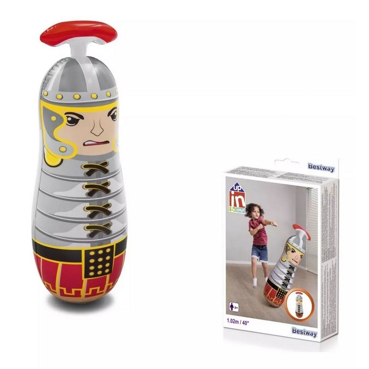 BESTWAY - Puching Ball Inflable Infantil Bestway Porfiado Gladiador