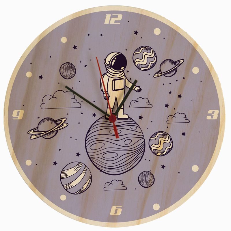 GAMA DIGITAL - Reloj astronauta morado.