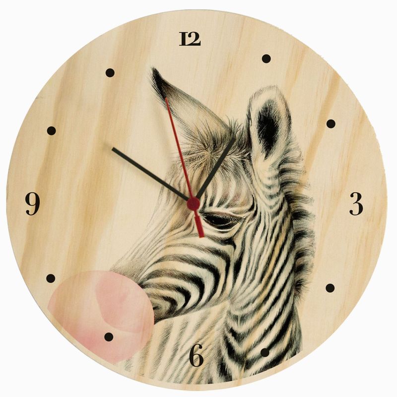 GAMA DIGITAL - Reloj cebra chicle.