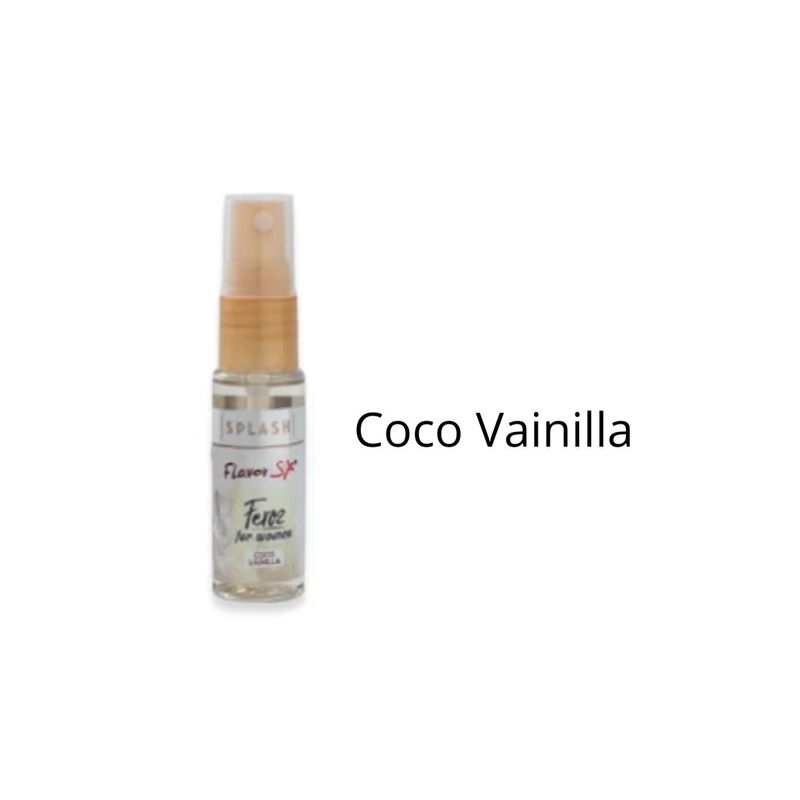 GENERICO - Splash para mujer con feromonas Coco - Vainilla 20 ml