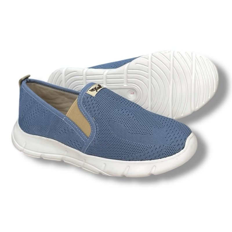 XIAN SHOES - Ultraliviano 3 celeste malla MUJER