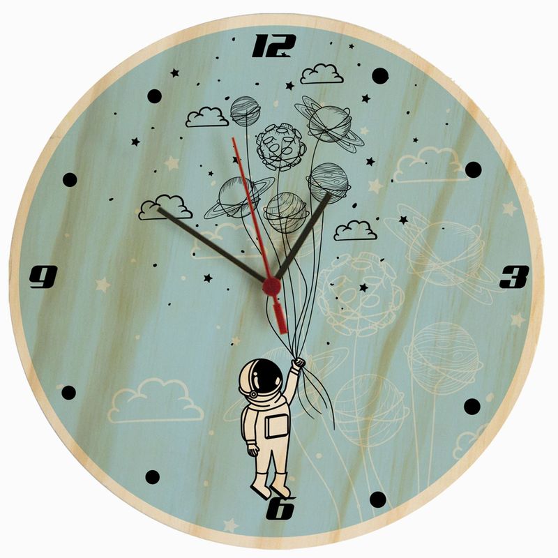 GAMA DIGITAL - Reloj astronauta globos y planetas.
