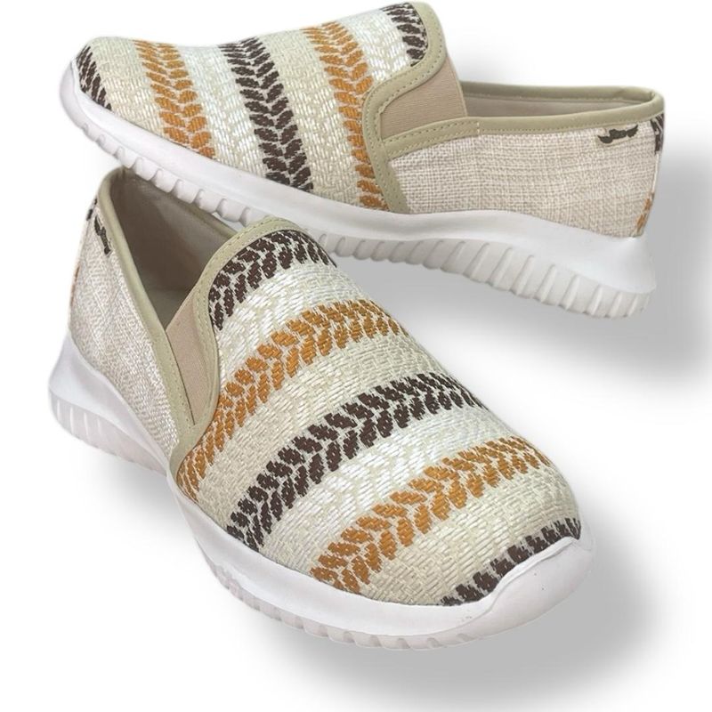 XIAN SHOES - Ultraliviano artesanal beige MUJER