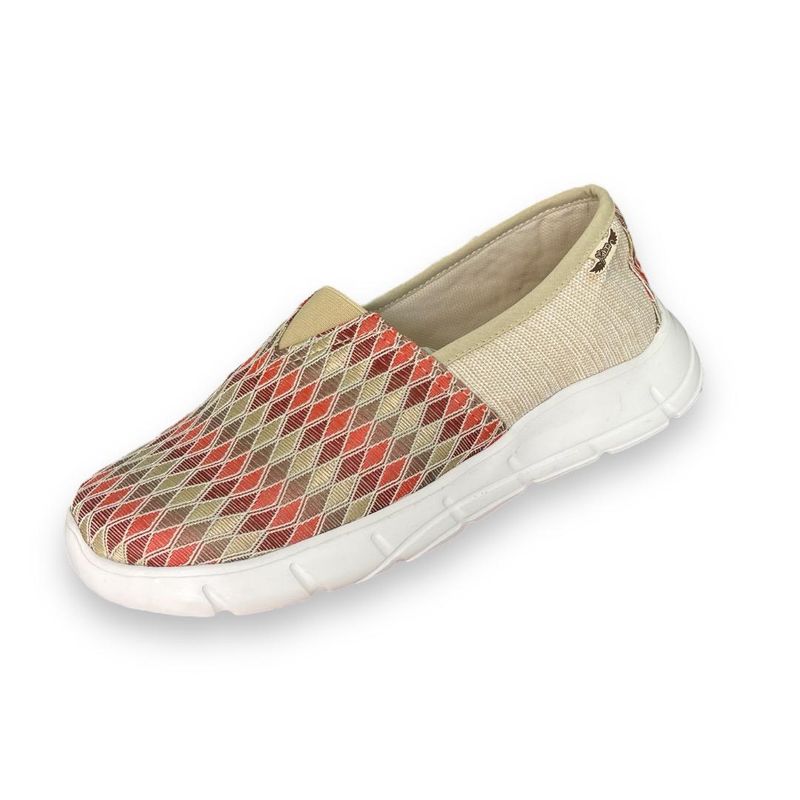 XIAN SHOES - Ultraliviano 3 Rombo Naranja MUJER