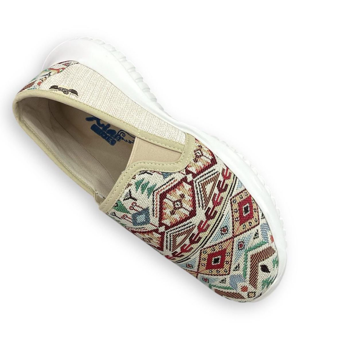 XIAN SHOES - Ultralivianos etnia beige MUJER