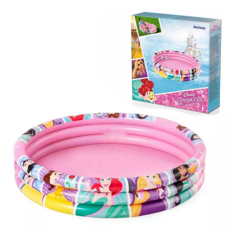 BESTWAY - Piscina Tres Aros 122cm Diseño De Princesa Bestway 91047