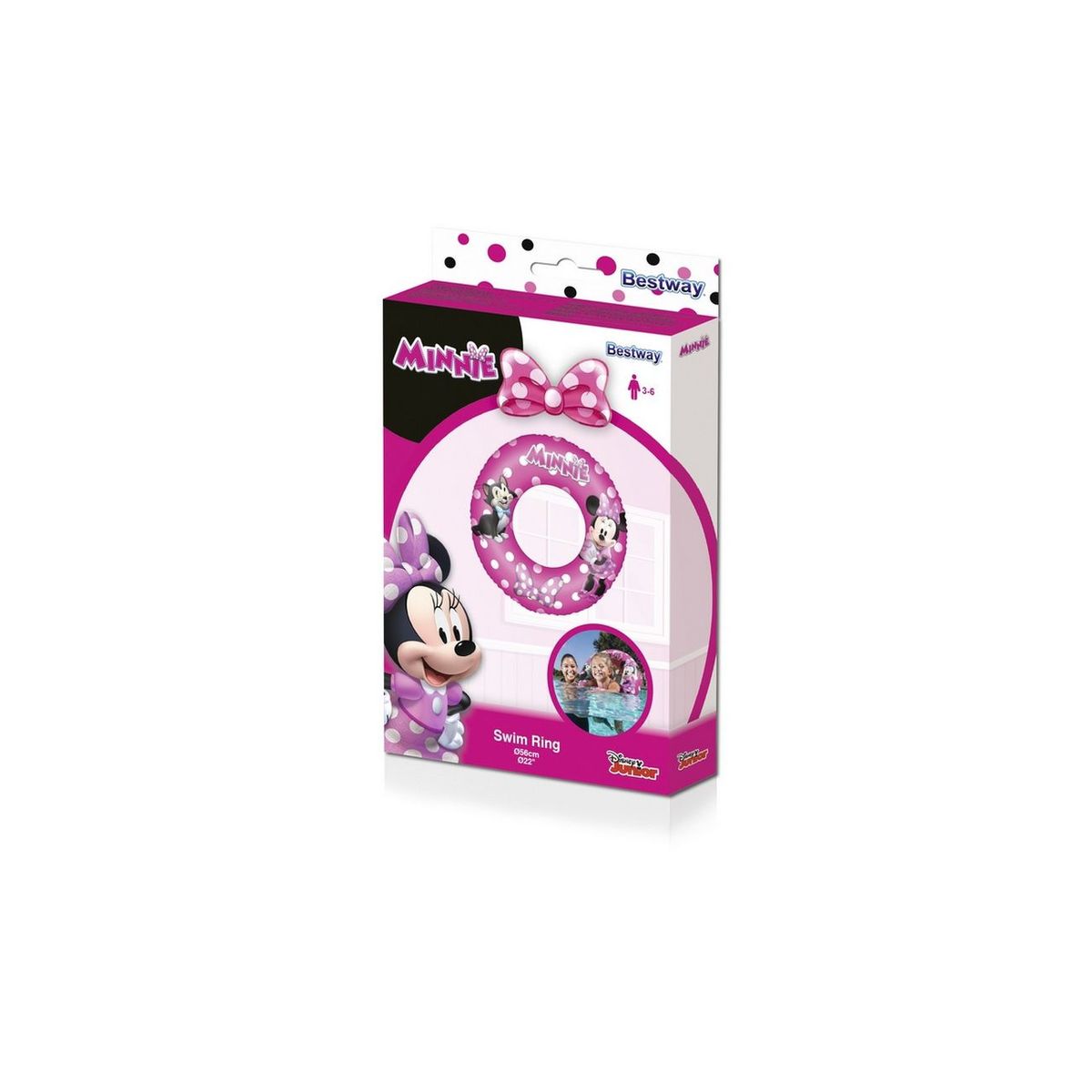 BESTWAY - Flotador Piscina Aro Bestway Minnie Mouse 91040