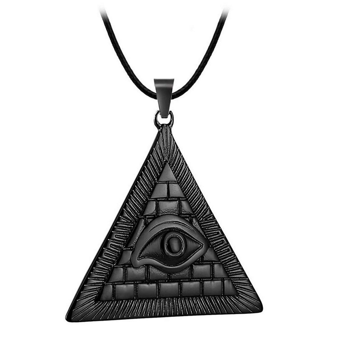 DAYOSHOP - Collar Ojo Providencia Masónico Todo Ve Illuminati  Estuche_.