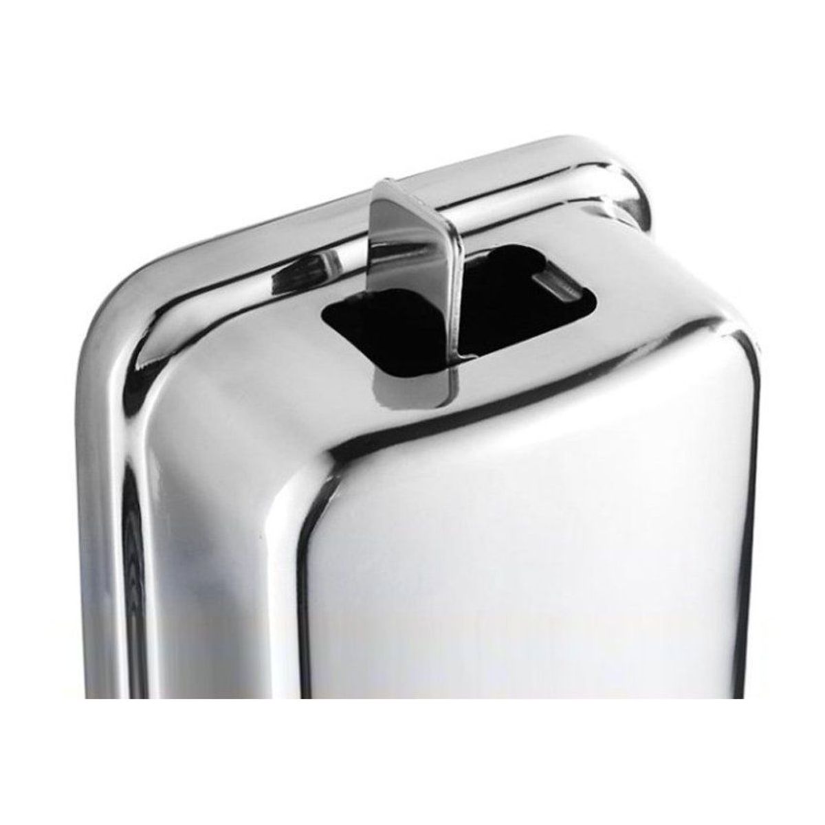 TRIPLE CLEAN - Dispensador de jabón líquido 500 ml acero triple clean