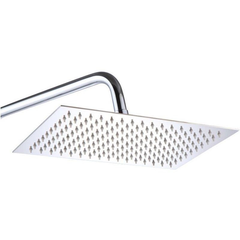 TRIPLE CLEAN - Ducha regadera de baño 20 x 20 cm en acero inoxidable