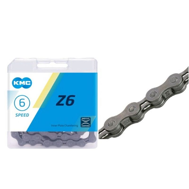 KMC - Cadenilla Kmc Z6 para 6V Velocidades Bicicleta Cadena