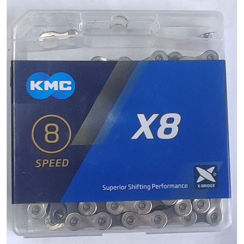 KMC - Cadenilla Kmc X8 para 8V Velocidades Bicicleta Cadena