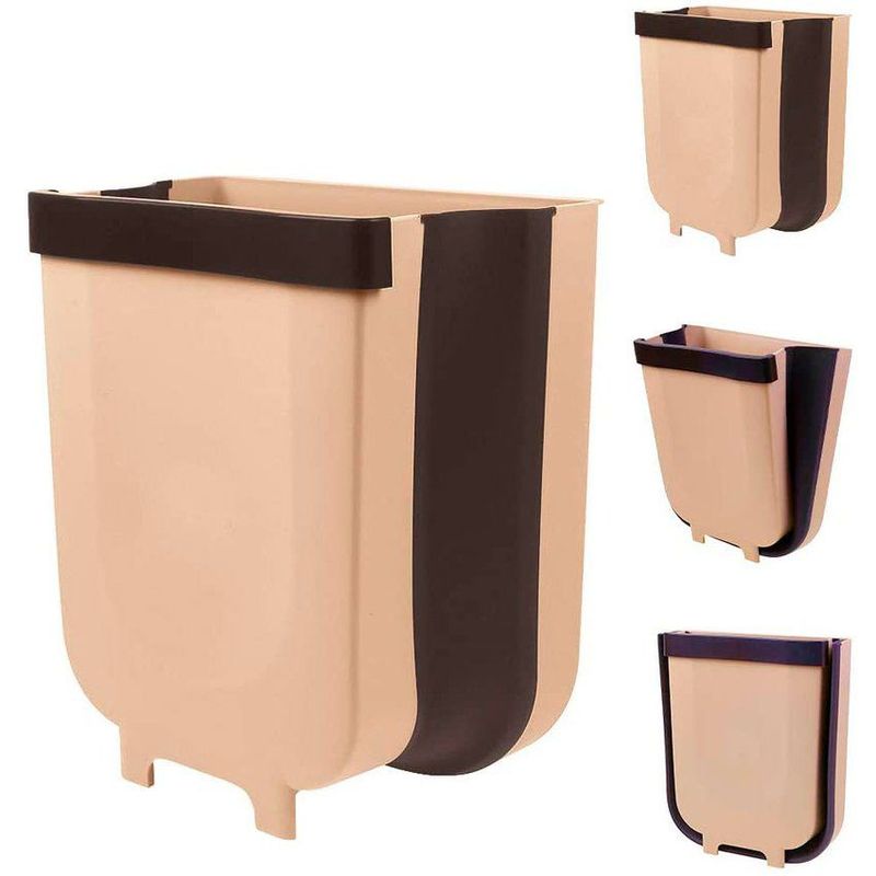 Bote De Basura Para Gabinete De Cocina, Práctico Contenedor De Basura Para Alimentos, Cubo De Basura Colgante Para Encimera, Cubo De Basura De | Compra Online En Yaxa