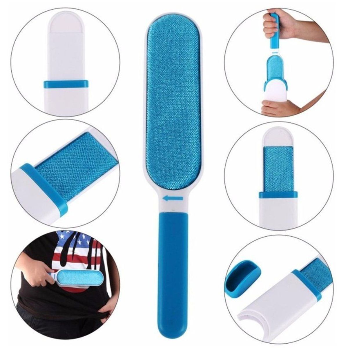 ZHOPI CO - Combo Removedor Quita Pelos  Guante Cepillo  Bebedero Pala