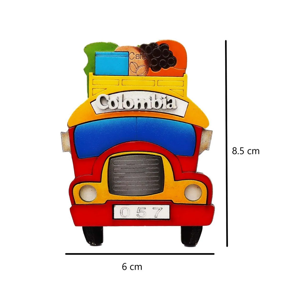 DAYOSHOP - Iman Decorativo Chiva Colombia Para La Nevera