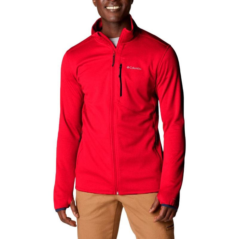 COLUMBIA - Buzo Columbia Park View Fleece-Rojo