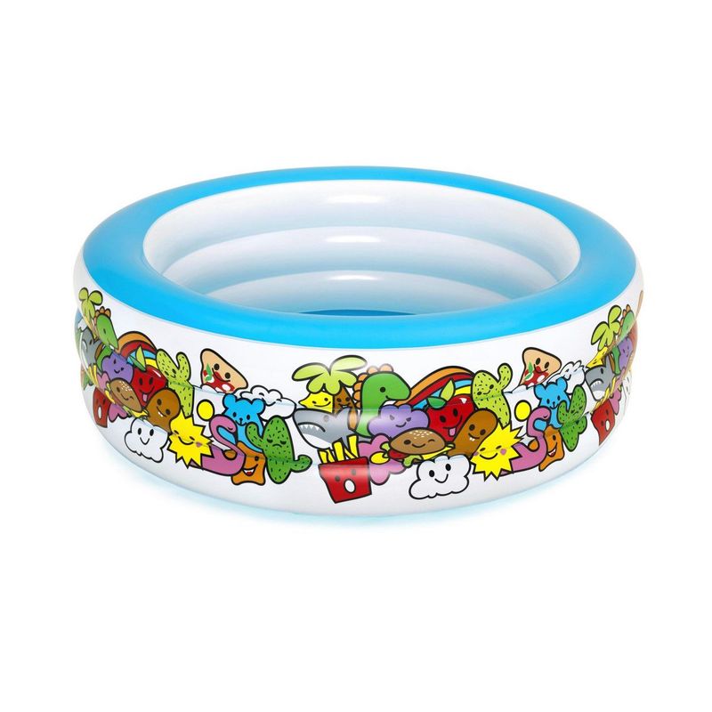 BESTWAY - Piscina Inflable Niños Gigante 3 Aros 196x53cm Bestway 51122