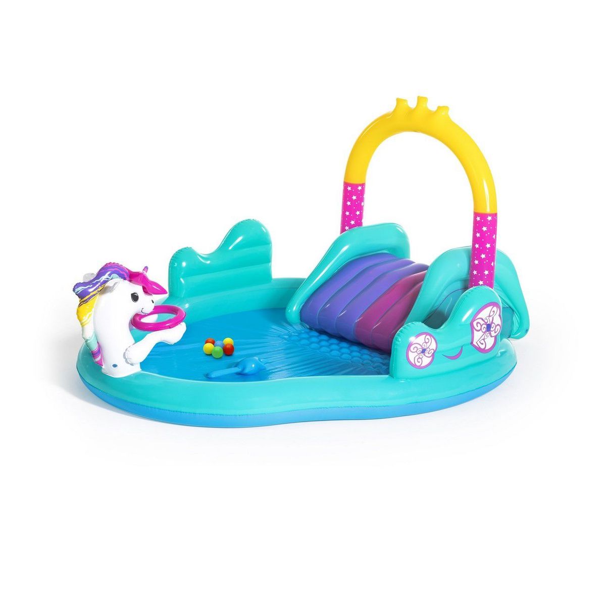 BESTWAY - Alberca Inflable Inf. 3-6años Unicornio C/resb Bestway 53097
