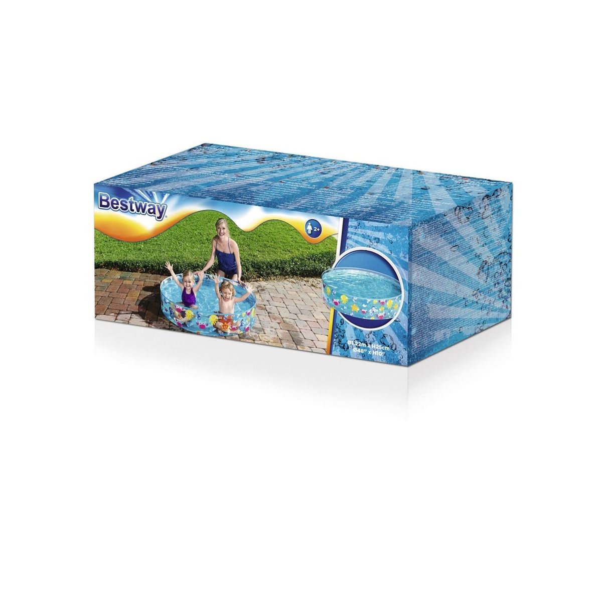 BESTWAY - Piscina Alberca Estructural Redonda Bestway 55028 277l