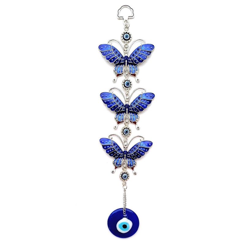 DAYOSHOP - Colgante Mariposas Ojo Turco Móvil De Pared Decoración