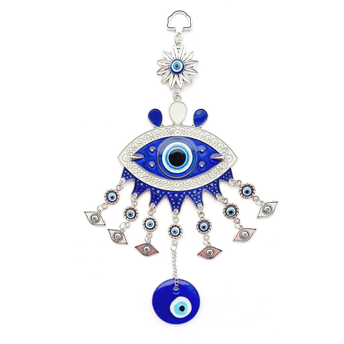 DAYOSHOP - Colgante Ojo Turco Grande Móvil Adorno De Pared Decoración
