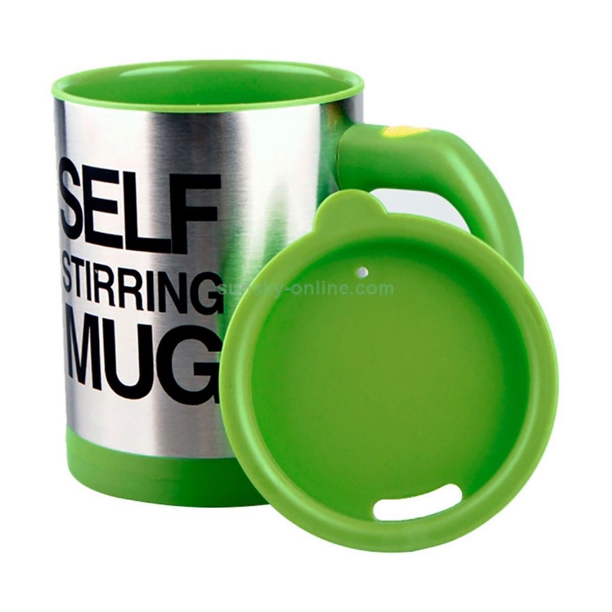 DAYOSHOP - Vaso Taza Pocillo Batidor Mezclador Eléctrico Mug Cafepilas