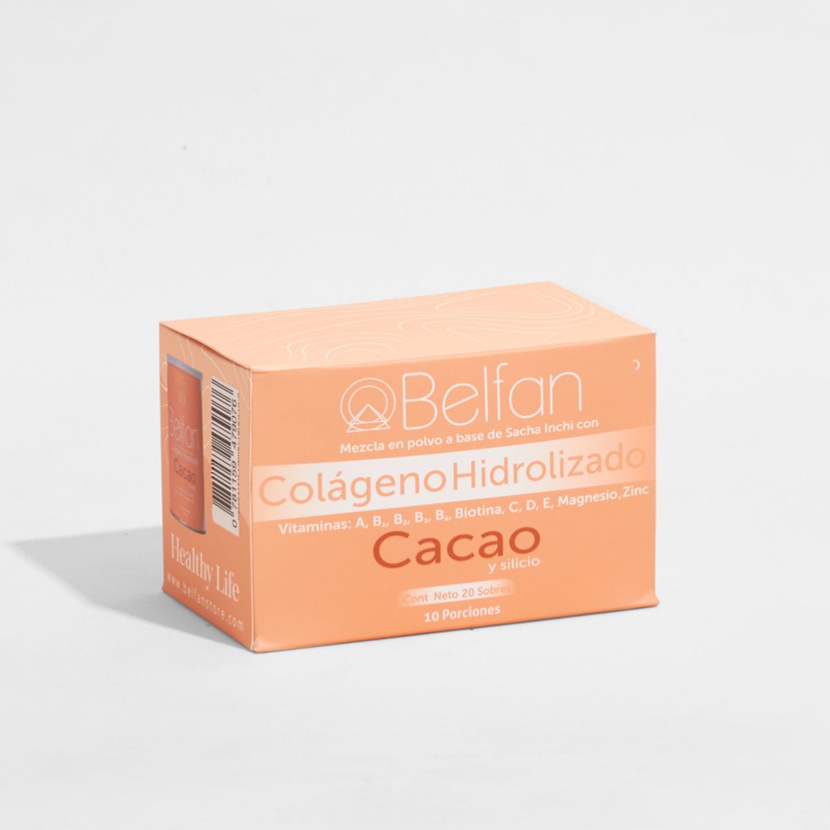 BELFAN - Colágeno Hidrolizado Belfan cacao x 20 sobres