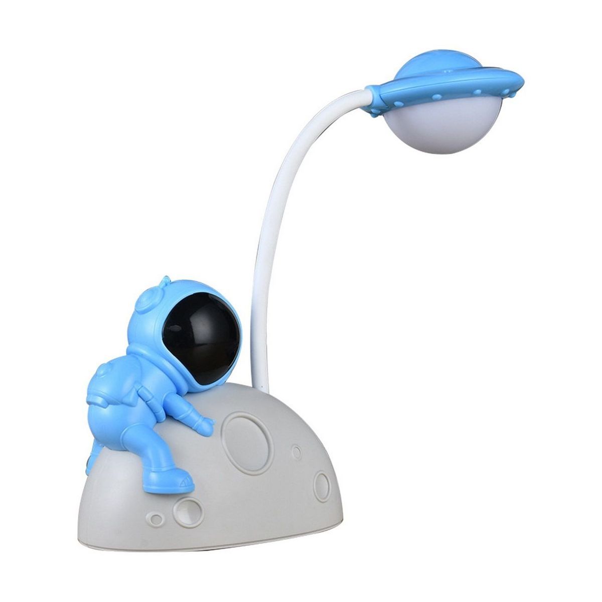 DAYOSHOP - Lampara Luna Astronauta 3d Recargable Escritorio Mesa.