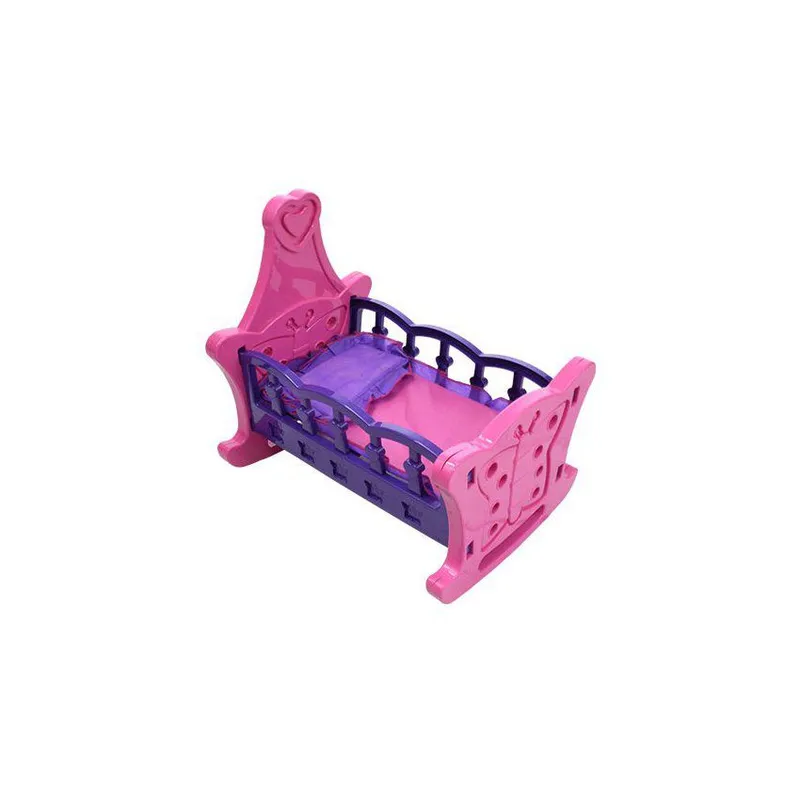 PRODEHOGAR - Cuna cunita para muñeca incluye lencería 50 cm largo