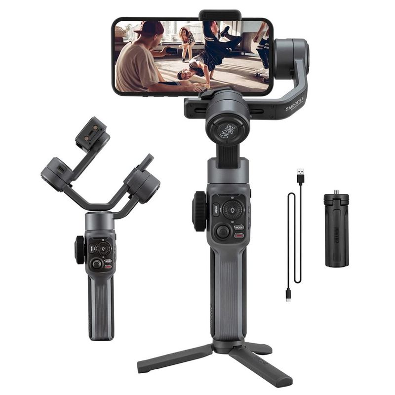 ZHIYUN - Estabilizador De Video Zhiyun Smooth 5 Profesional 3 Ejes