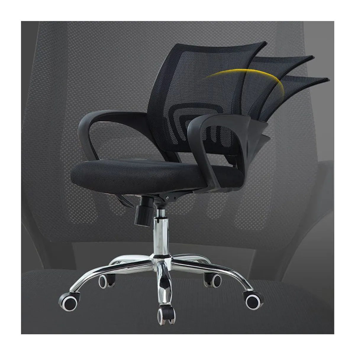 MAGNUX COMPANY - Silla ergonomica giratoria silla computador oficina 55x56x91cm