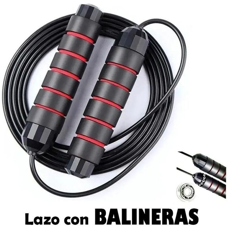 GENERICO - Lazo para saltar cuerda de velocidad guaya ajustable
