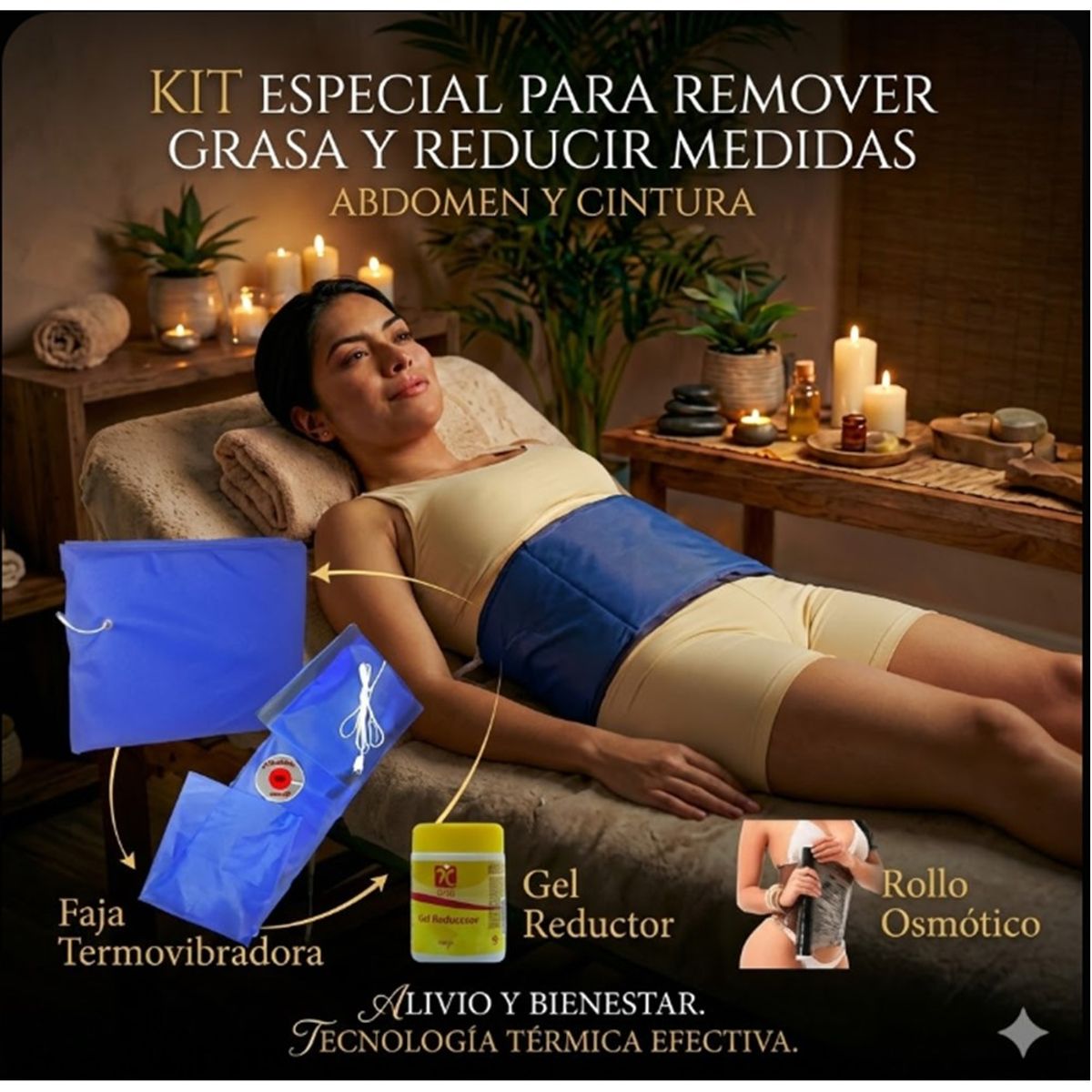 GENERICO - Faja termica para conectar kit faja  gel  osmotico