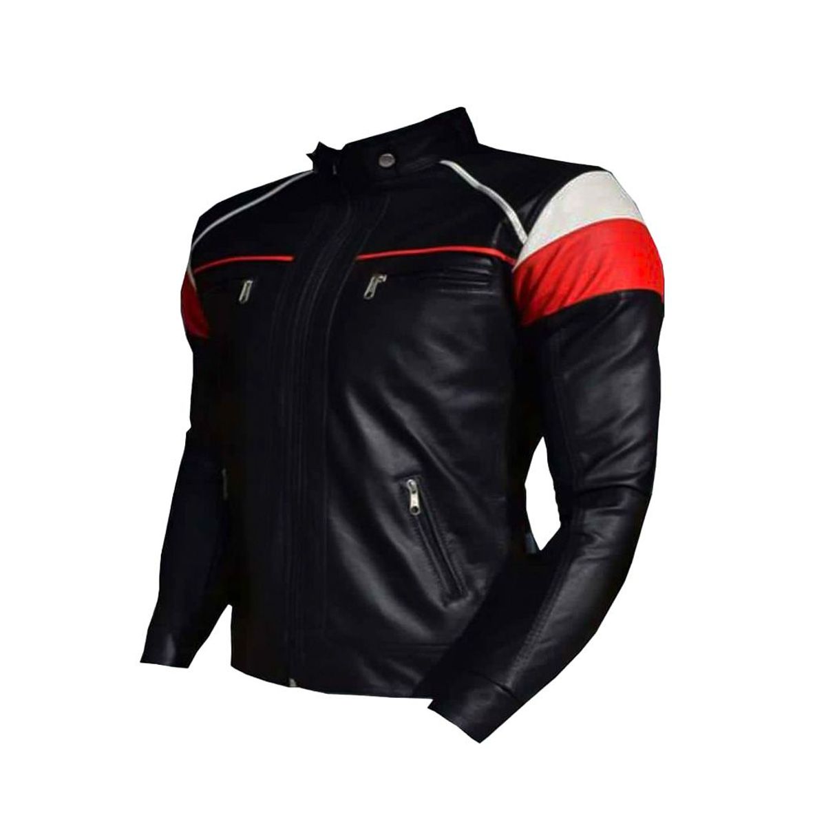 SYK - Chaqueta para hombre de cuerotex Mónaco..-