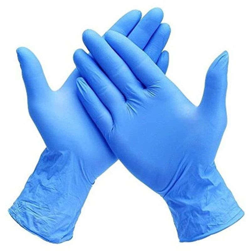 TRIPLE CLEAN - Guantes de nitrilo azules caja 100 unidades talla S